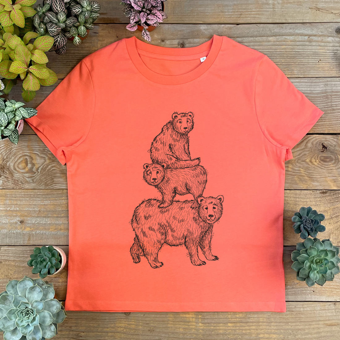 THREE BEARS STACK TSHIRT