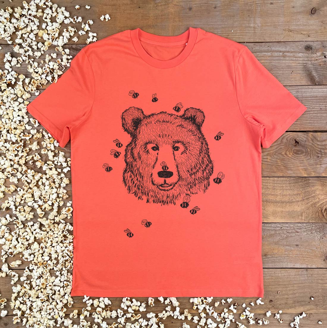 BEAR ANED BUMBLE BEE TEE