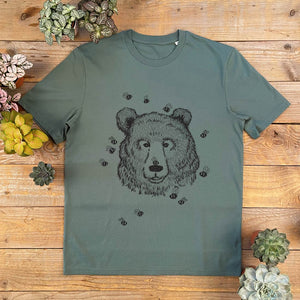 BEAR AND BUMBLE BEES TEE