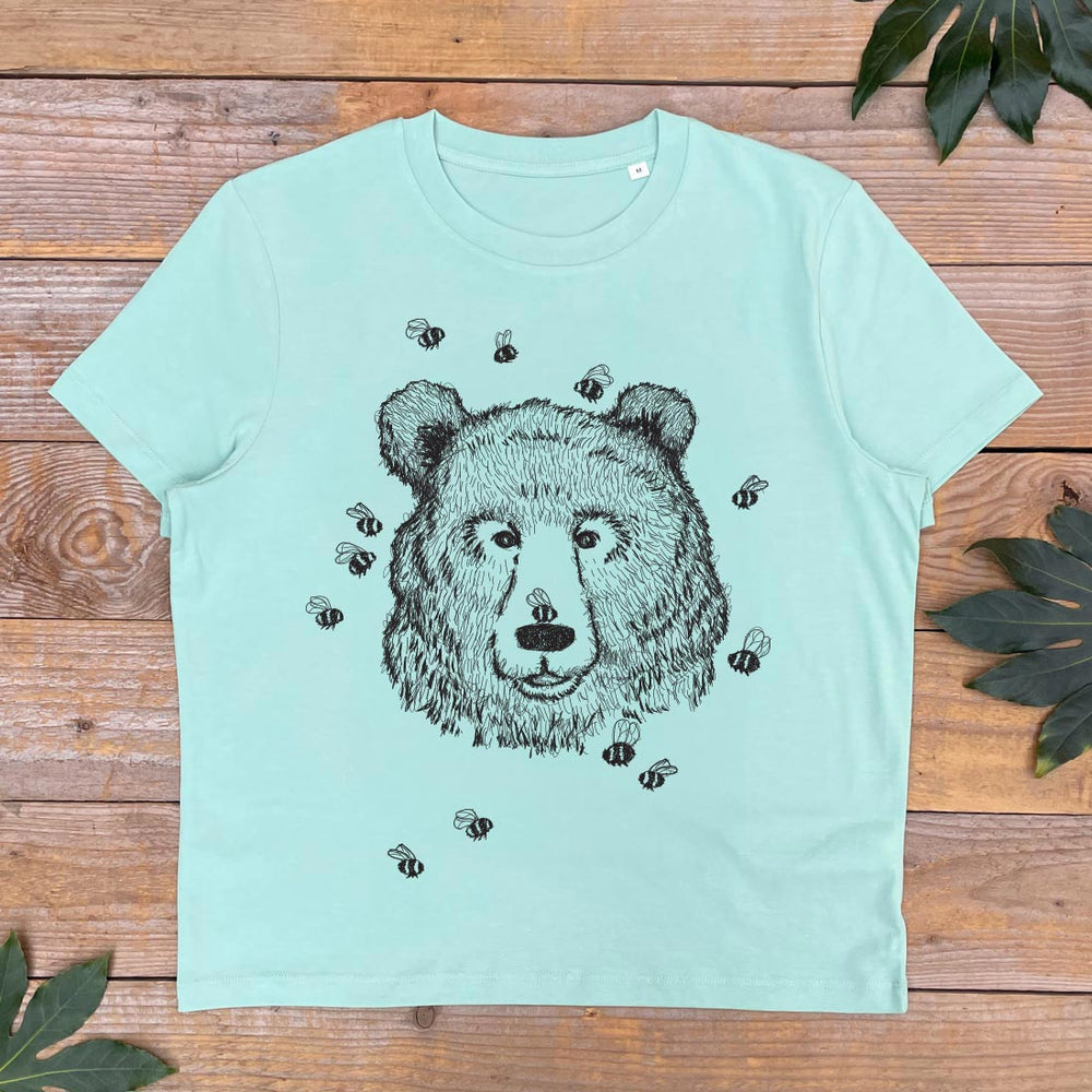 BUMBLE BEES AND BEAR MINT TSHIRT
