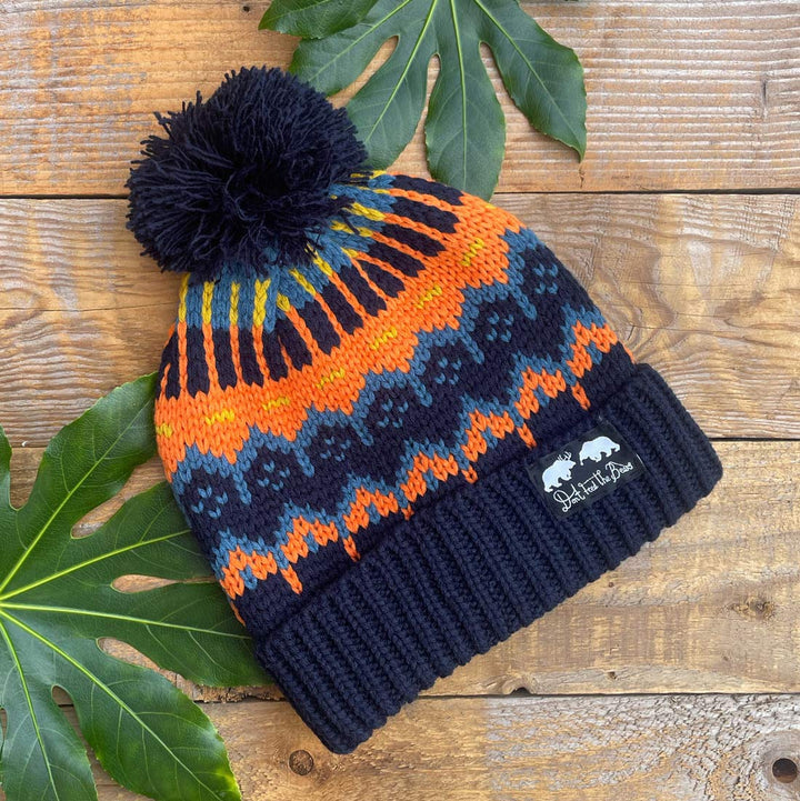 Retro Knit Bear Hat - Crumble
