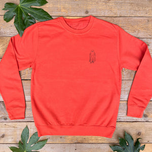 orange ghost bear jumper