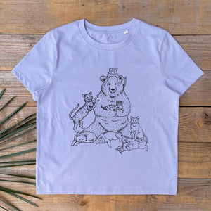 CATS AND BEAR WOMENS TEE