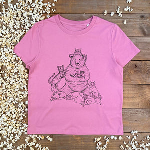 BEAR AND CATS TSHIRT