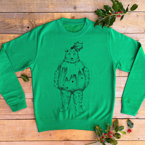 Christmas Pudding Bear Jumper