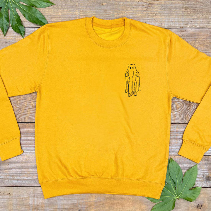 Ghost Bear Mustard Jumper