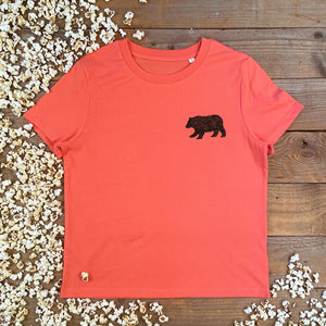 WALKING BEAR POCKET PRINT TEE