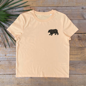 WALKING BEAR POCKET PRINT TSHIRT