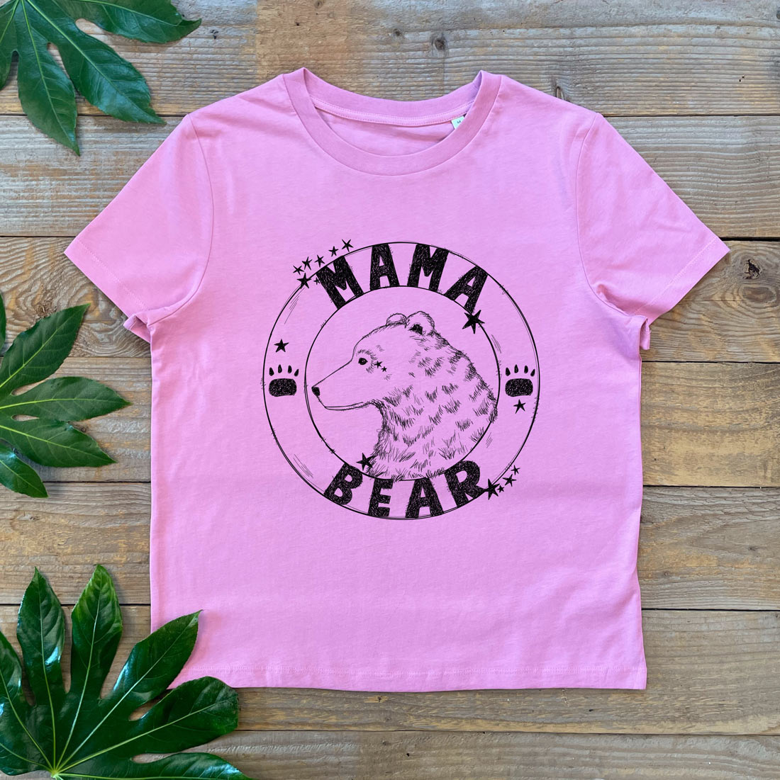 MAMA BEAR PINK TSHIRT