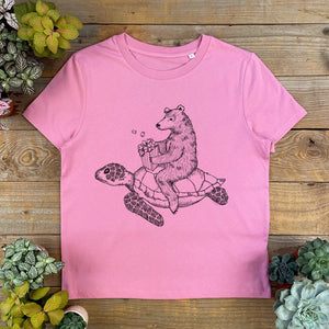 BEAR AND TURTLE TSHIRT