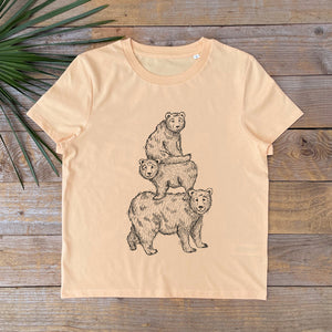 three bear on a tee