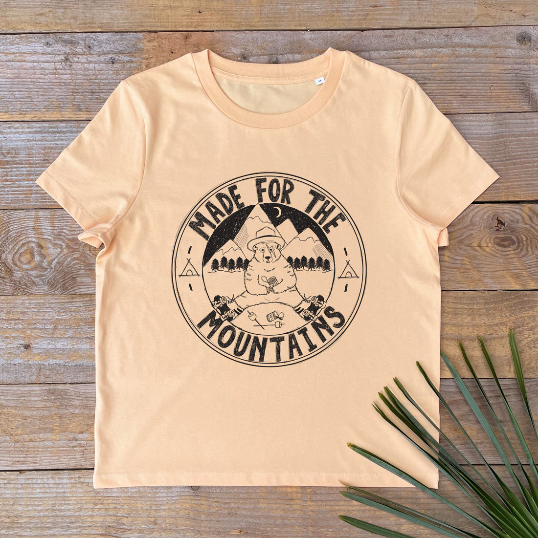 BEAR AND MOUNTAINS WOMENS TEE