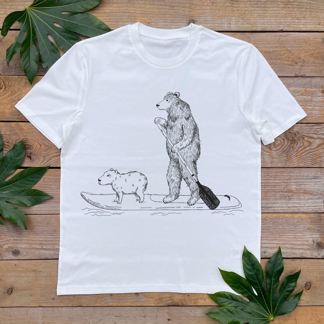 Paddle Board White T-Shirt