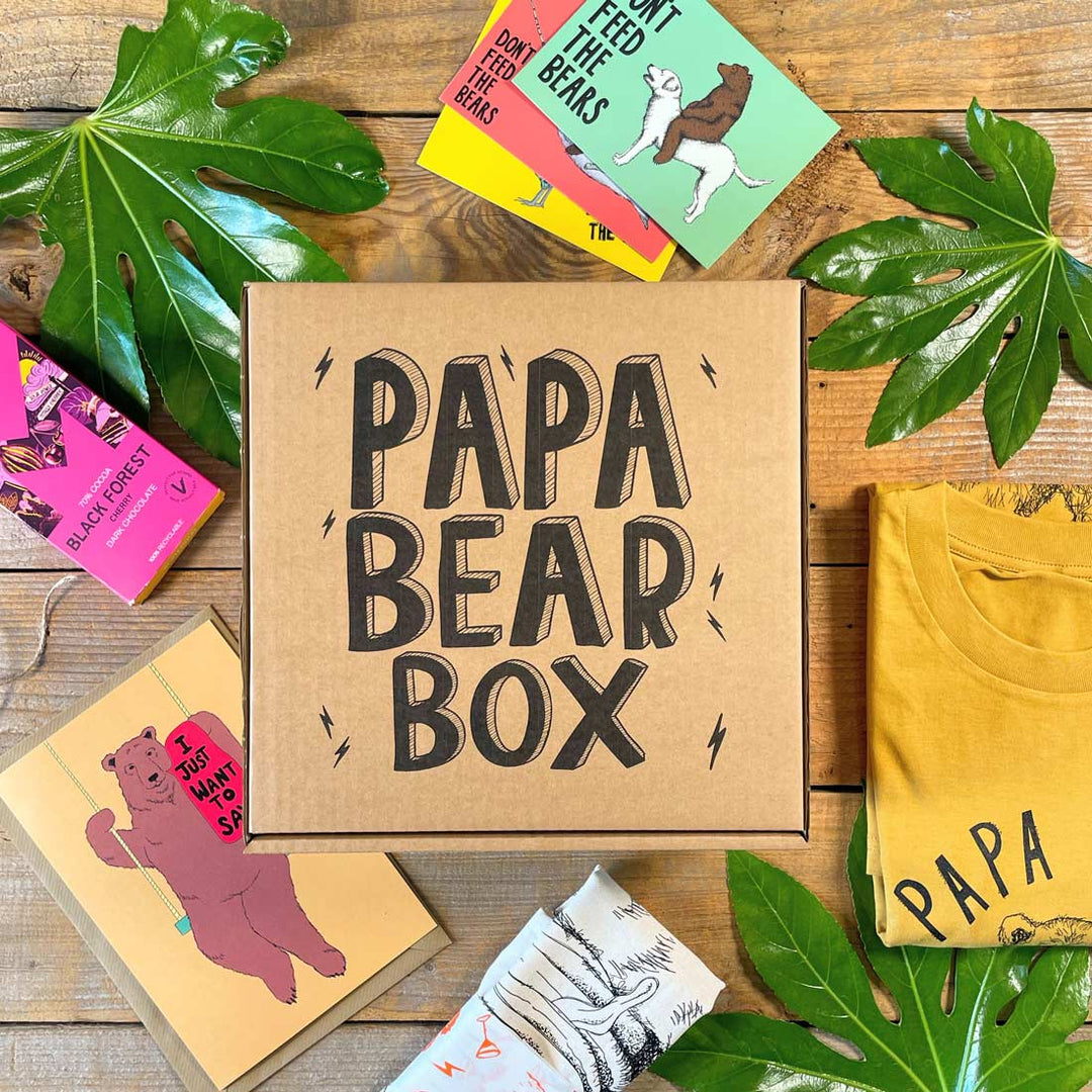 papa bear box and contents 