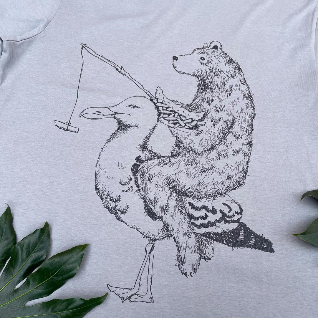 Seagull, Bear & Fish n Chips T-Shirt