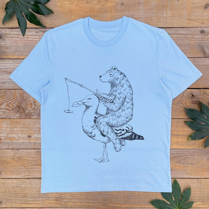 Seagull, Bear & Fish n Chips T-Shirt