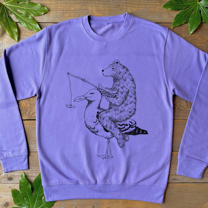 Seagull, Bear & Fish n Chips Jumper