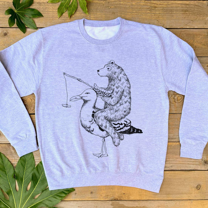 Seagull, Bear & Fish n Chips Jumper