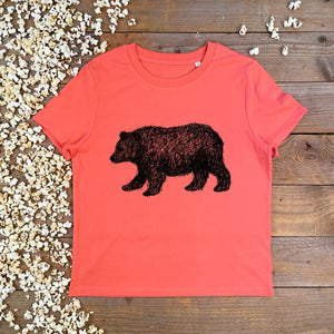 TSHIRT WITH BEAR WALKING