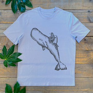 WHALE AND BEAR LILAC TSHIRT