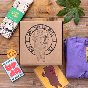 printed bear gift box