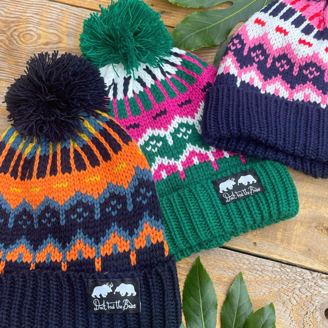 Retro Knit Bear Hat - Crumble