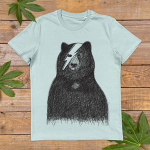 david bowie bear tshirt