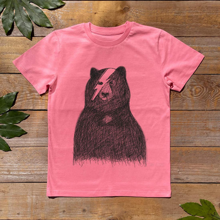 kids oink near print tee