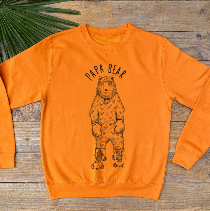bear jumper with papa bear text