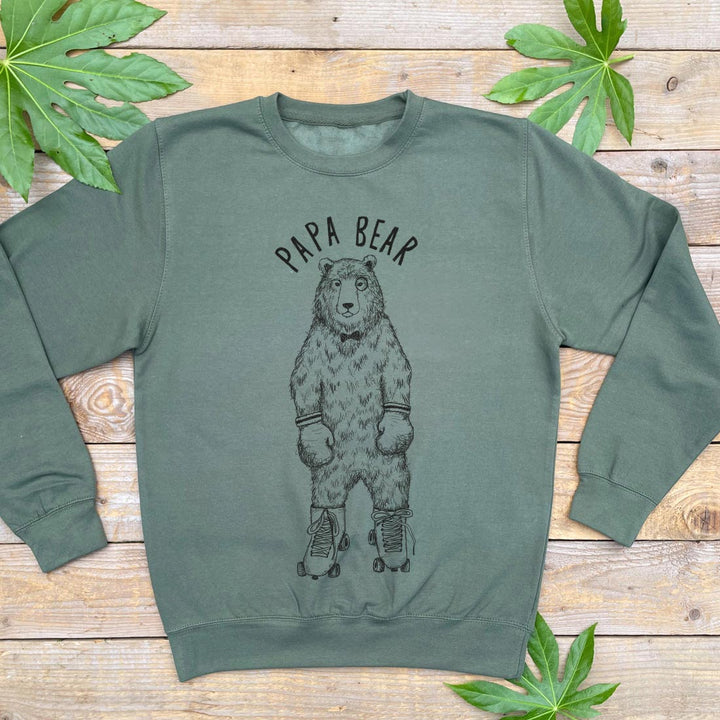 mens jumper with papa bear design