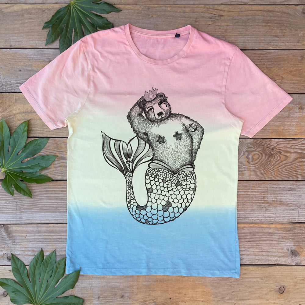 pastel ombre bear tshirt