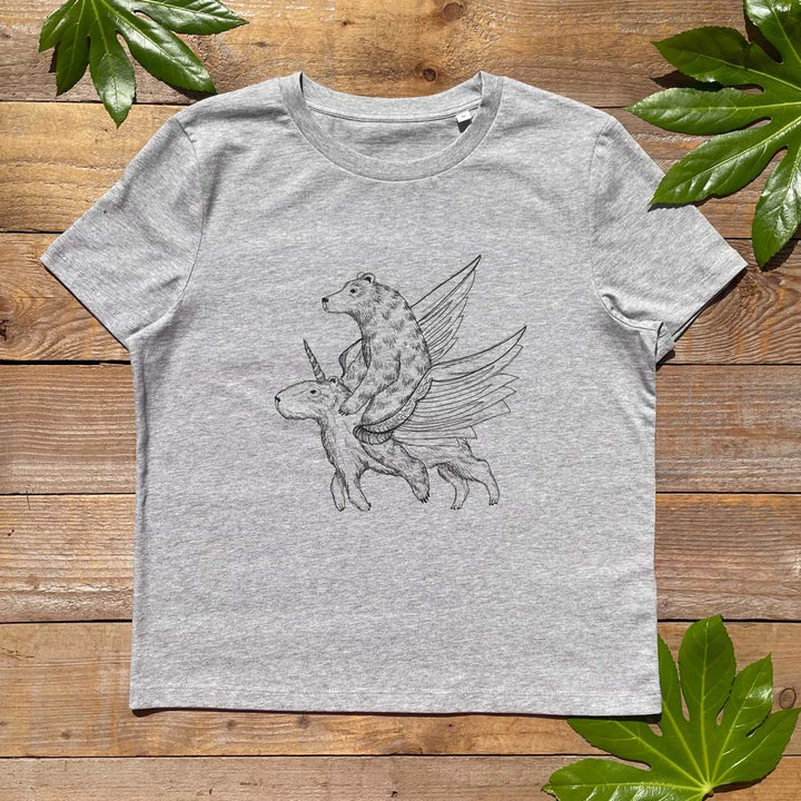 capybara and bear womens tee