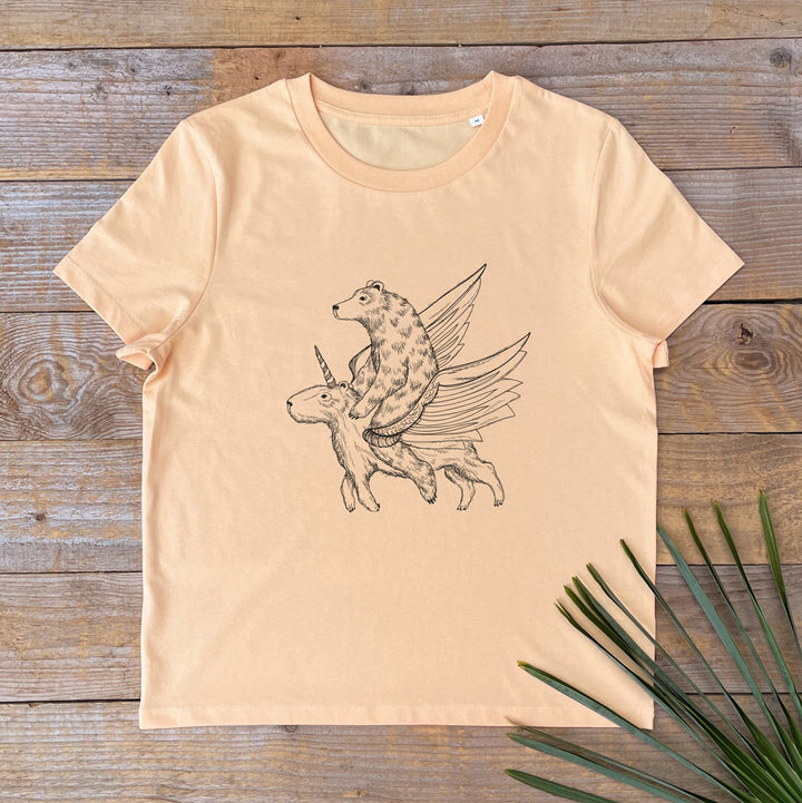 capybara and bear womens tee