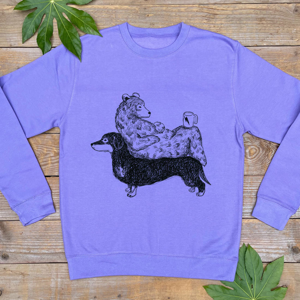 dachshund purple jumper