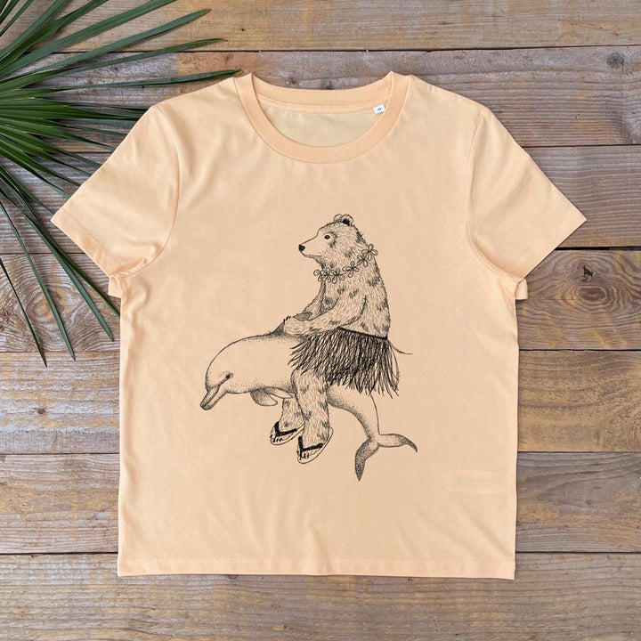 bear and dolphin scoop tee