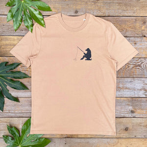 bear fishing tee mens