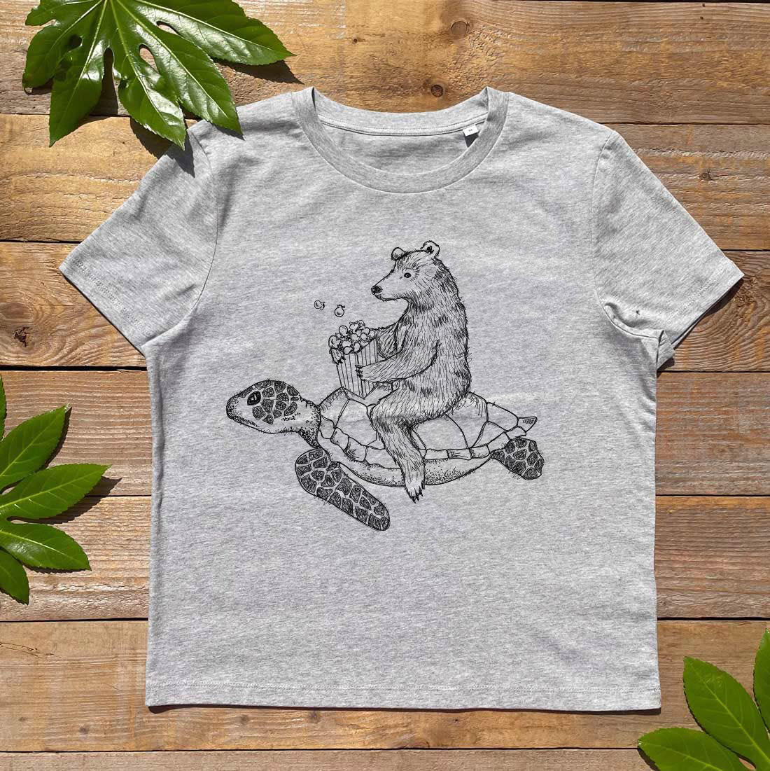 Bear and Turtle Women's T-Shirt