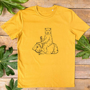 guinea pig and bear tshirt