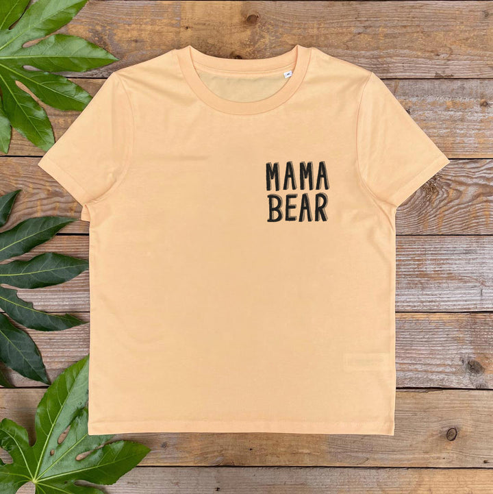 mama bear text womens tee