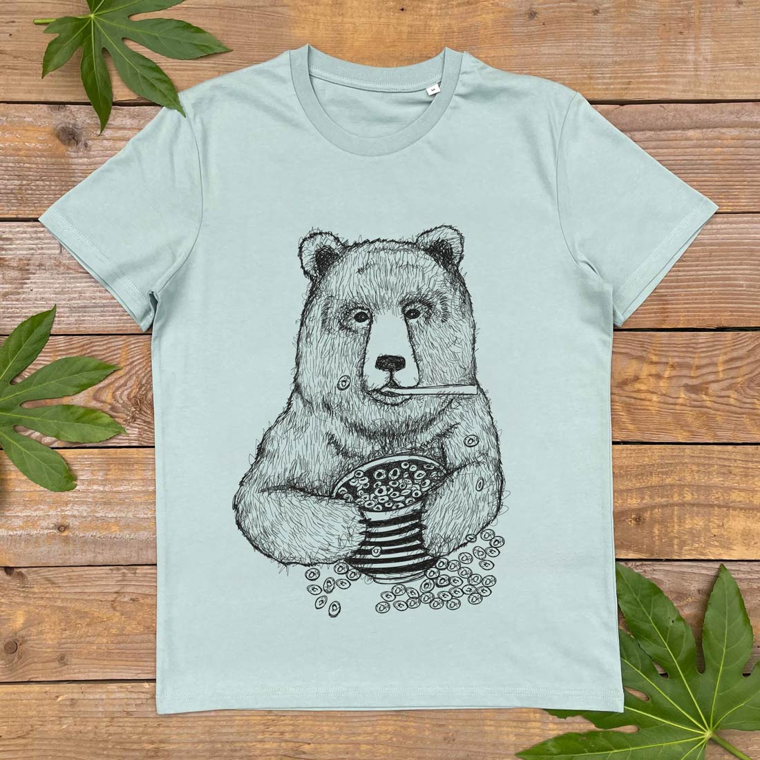 cereal bear mint mens tshirt