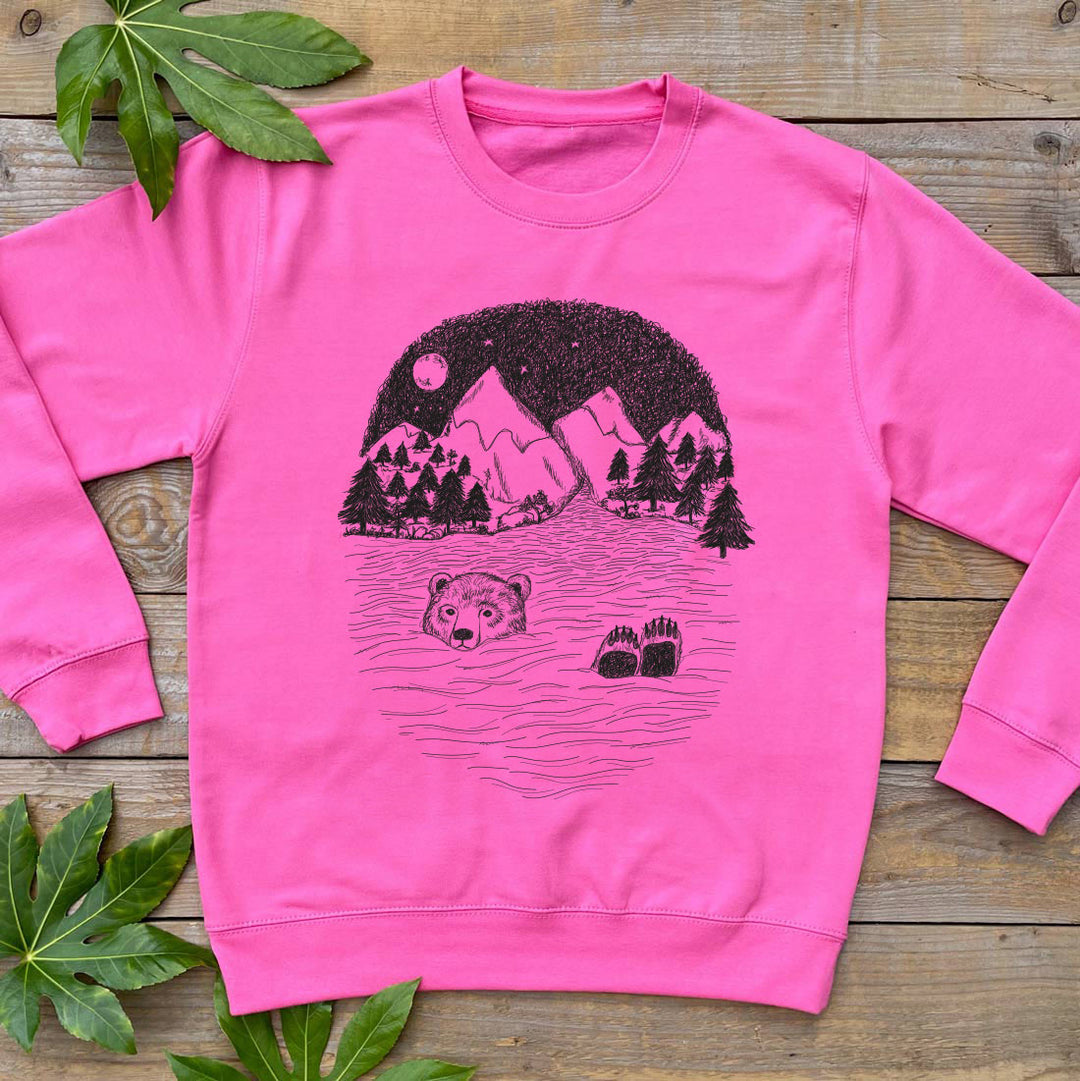 Night Swimming Bear Jumper