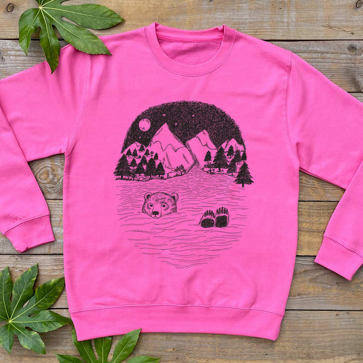 Night Swimming Bear Jumper