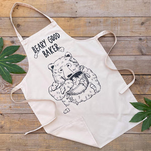 Beary Good Baker -  Orange Fizz Apron