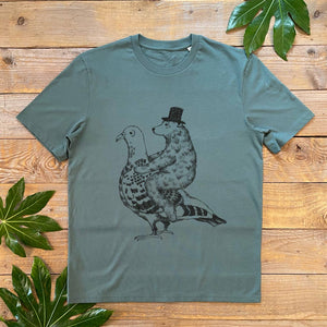 pigeon t-shirt green