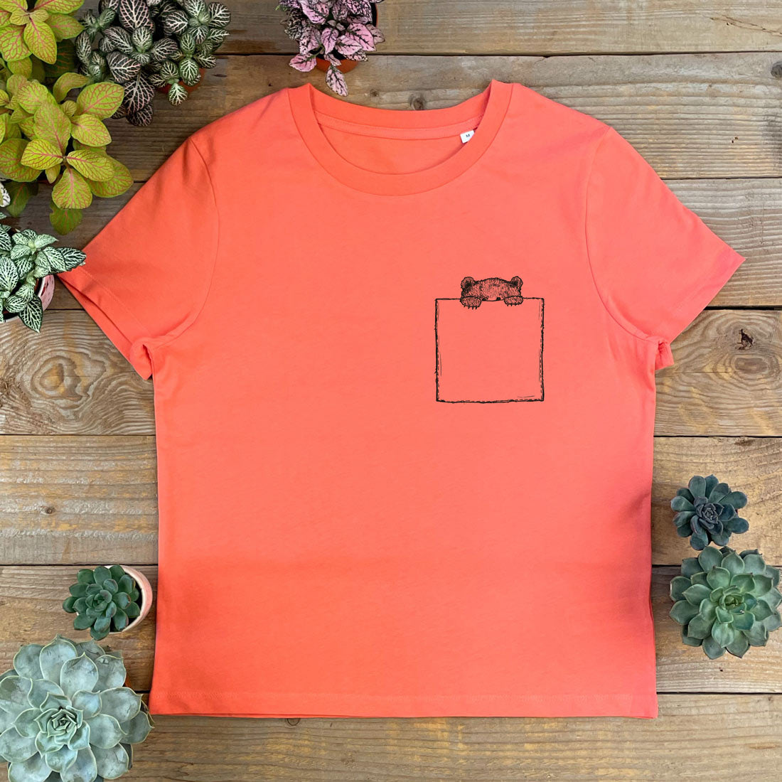 POCKET BEAR WOMENS TEE