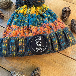 Don't Feed The Bears Bobble Hat - Fireworks