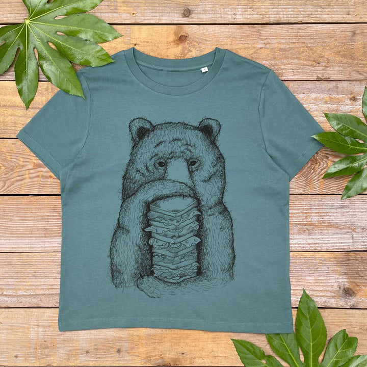 'Bear and Sandwich' Women's T-Shirt