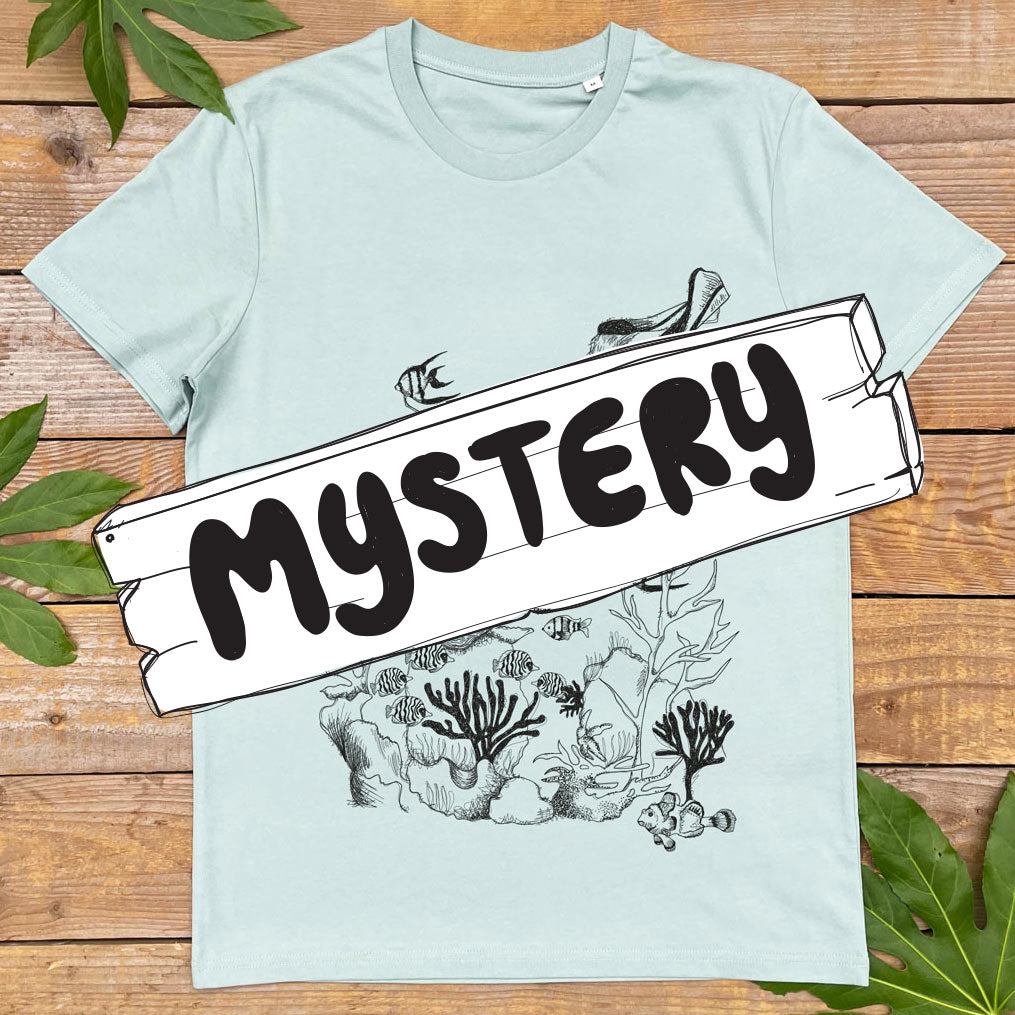 mystery t-shirt example mint scuba bear tee