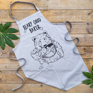 grey bear apron