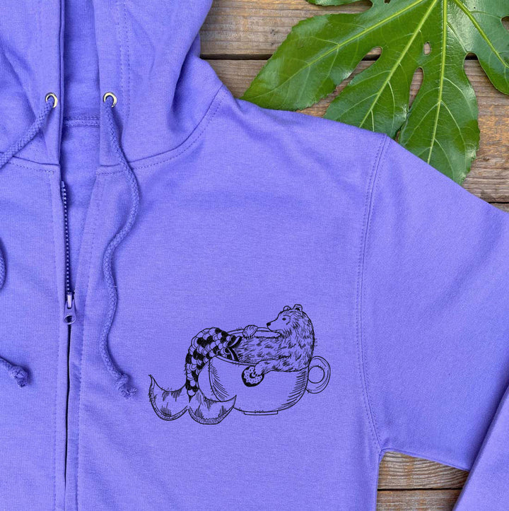 merbear purple hoodie